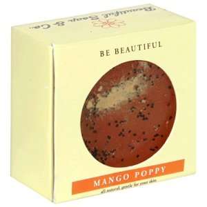  Beautiful Soap & Co. Soap, Mango Poppy, Case of 6 Beauty