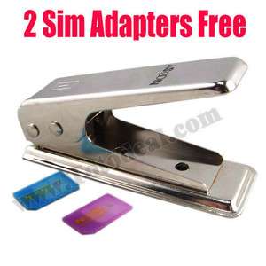 Micro SIM card Cutter+ free 2 Adapter for ipad iphone 4G 3G  