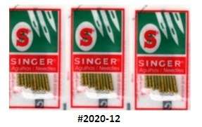Singer Sewing Machine Needles 2020 # 12 3packs  