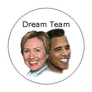   Pinback Button 1.25 Pin / Badge ~ Hillary Barack President Election
