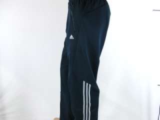   Clima365 Warm Up Pants Mens Large L Track Fleece Soccer Dark Navy Blue