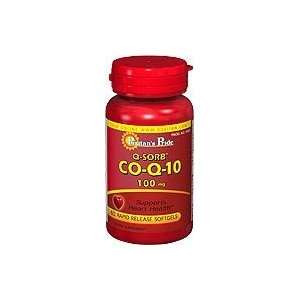  Puritans Pride Q sorb Co Q 10 100 Mg 60 Softgels 1 Bottle 