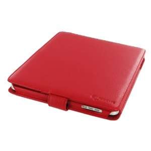  Red Genuine Leather Vertical Case for Apple iPad (iPad NOT 