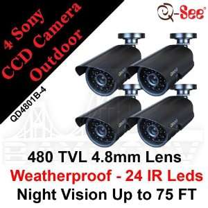   Weatherproof CCD Surveillance Security Camera Kits