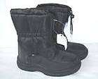 WOMENS BLACK WINTER SNOW BOOTS  HIGHLAND CREEK  SIZE 9 / 39 NEW NWT