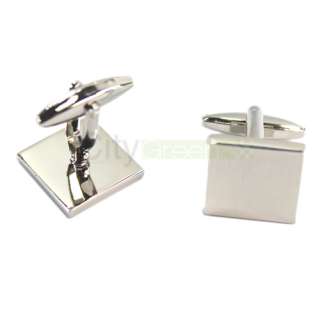   Wedding Party High Quality Smooth Cufflinks Square Cuff Links  