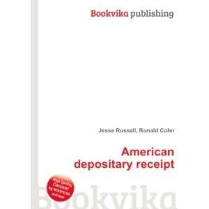    American depositary receipt Ronald Cohn Jesse Russell Books