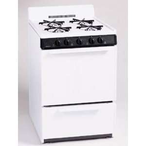 Compact Gas Range With Four 9 100 BTU Burners Gas Pilot Ignition Oven 