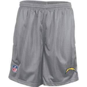    San Diego Chargers Grey Coaches Mesh Shorts