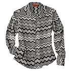 MISSONI Target Black & White Print Blouse Sold Out NWT