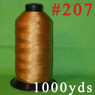 Bonded Nylon SEWING Thread Upholstery #207 T210 GOLD  