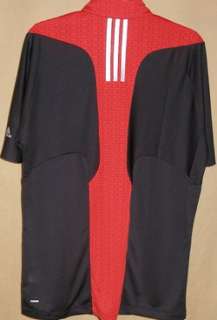 ADIDAS CLIMACOOL Formotion ColorBlock 1/4 zip s/s mock w/ coolmax 