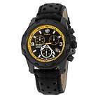 Mens Timex Expedition Rugged Field Chronograph Leather Band Watch 
