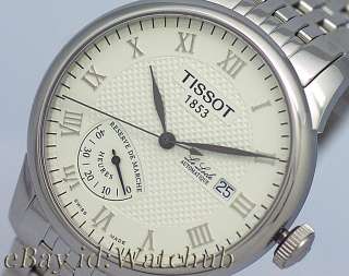 TISSOT MEN T CLASSIC Le Locle AUTOMATIC SELFWINDING POWER RESERVE 