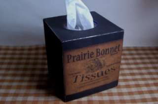 this tissue box holder is made of papier mache and measures 5 x5 1 2 