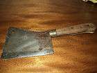 BEATTY SONS Large Antique Meat Butchers CLEAVER  