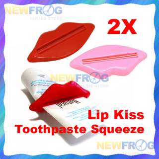 Bathroom Lip Kiss Dispenser Toothpaste Squeeze C  