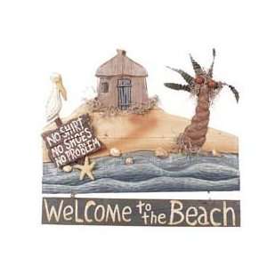  Welcome to the Beach Sign Welcome to the Beach Wood Sign 