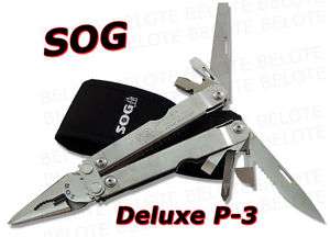 SOG Pocket PowerPlier DELUXE Tool + Sheath S45 N  