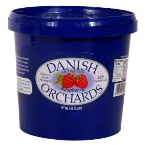 Danish Orchards Preserves, Raspberry, 4 Pound  Grocery 