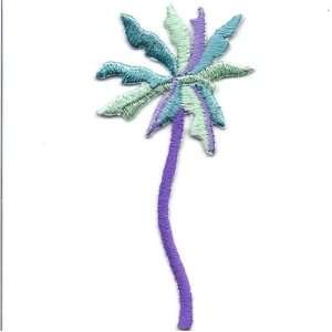 BUY 1 GET 1 OF SAME FREE/Embroidered Iron On Applique Tropical Palm 