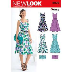  New Look sewing pattern 6020 Misses Dresses & Purse size 