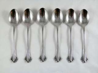 Towle Germany 18/8 Colonial Plume Stainless Flatware Tablespoon 6pc 7 