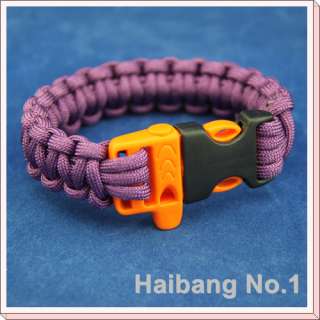   survival bracelet enables you to carry several feet of parachute cord