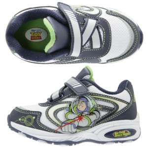 TOY STORY 3 BUZZ LIGHTYEAR Toddlers Light Up Sneakers Shoes NWT Sz. 9 