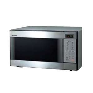  Sharp R 398F 1100W 33 Liters Microwave Oven   Stainless 