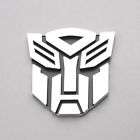 New4.3 TRANSFORMERS Autobots Car Emblem Badges Sticker  