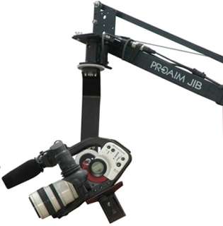 Proaim 18ft jib crane motorized head tripod Joystick & bag for DV HDV 