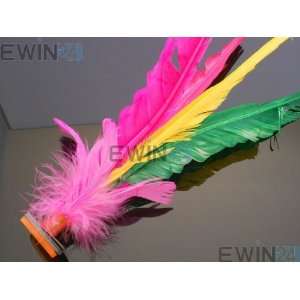 colorful feather kick shuttlecock chinese jianzi 100new good quality 