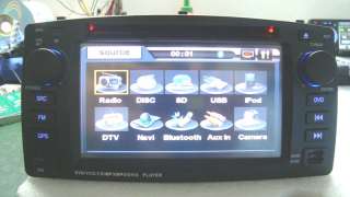 Din Car DVD Player 7 Toyota Corolla to 2006 GPS TV  