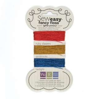   Keepers Sew Easy FANCY FLOSS Glitter Twine Variegated OPTIONS  