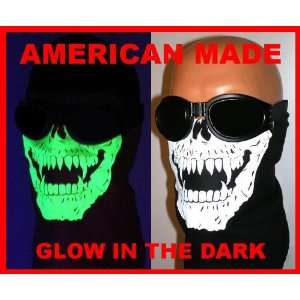  Glow in the Dark Skull Face Mask Motorcycle Biker Bandana 