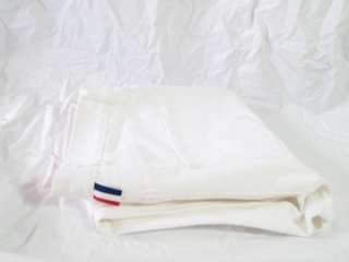 New THOM BROWNE White JEANS Sz.1 made in USA  