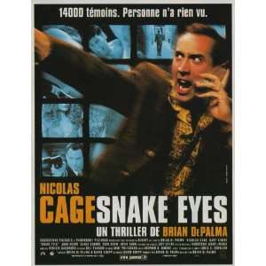  Snake Eyes Poster Movie French 11x17 Nicolas Cage Gary 