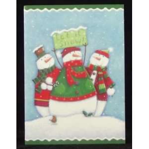  Let it Snow Snowmen Holiday Christmas Cards, 18 Cards with 