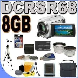  Sony DCR SR68 80GB Hard Disk Drive Handycam Camcorder 