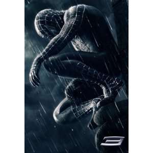  Spiderman 3   Advance Movie Poster (Black Suit   27 x 39 