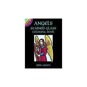  Dover Stained Glass Coloring Book Angels Arts, Crafts 