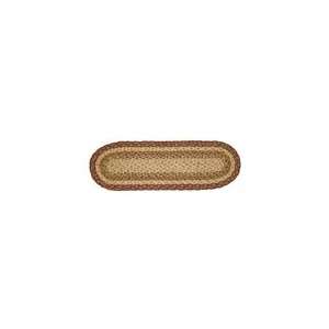  Winslet Jute Stair Tread Braided Oval 8.5x27