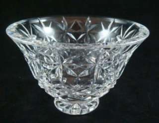 Vintage Waterford Balmoral 6 Footed Cut Lead Crystal Bowl  