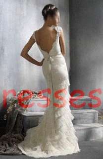   Mermaid Wedding Dresses Evening Prom Bridesmaids/Gown Dress /veil