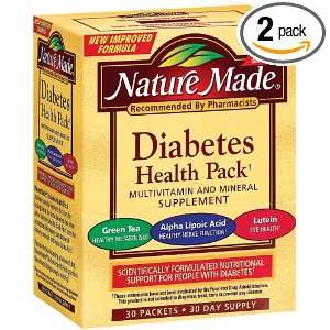  Nature Made Diabetes Health Pack with Lutein, Multivitamin 