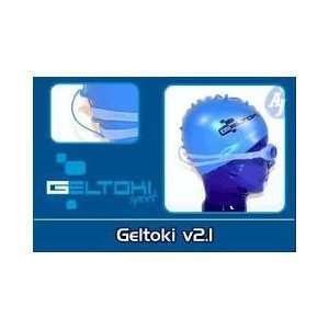  Geltoki v2.1 Swim Cap & Goggle   Silver/Clear   1 pair 