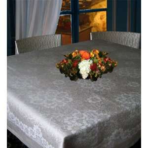  Classic Jacquard table linens woven of 50% linen and 50% 