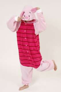 Disney Winnie the Pooh Piglet costume Kigurumi party pajamas halloween 