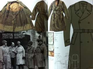 40s Vintage Military Workwear Book Denim Overall Trench Coat Burberry 